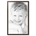 thumbnail image 2 of ArtToFrames 23" x 37" Mahogany and Gold Slope Picture Frame, 23x37 inch Brown MDF Poster Frame (WOM-4447), 2 of 8