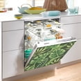 thumbnail image 5 of Front Dishwasher Magnet Sticker Cover Decorative Appliances Stickers Tropical Monstera Olive Refrigerator Skins Dishwasher Panel Decals, 5 of 6