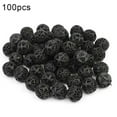 thumbnail image 2 of Flmtop 100Pcs 16mm Aquarium Air Pump Sponge Filter Bio Balls Fish Tank Pond Protector Black, 2 of 9