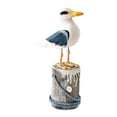 thumbnail image 2 of Estatua de gaviota sobre base, adorno de escritorio, figura creativa de ave marina, escultura de pájaro para estantería, gabinete, decoración del, 2 of 9