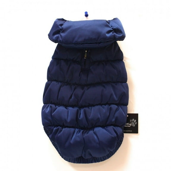 Alpha Dog Series Luxury Parka Vest - Navy Blue (L)