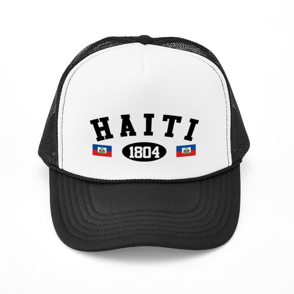 CafePress - Haiti 1804 - Adjustable Unisex Printed Trucker Hat with Mesh Back