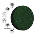 thumbnail image 4 of Fotbe Emerald Green Sparkling Funda de Llanta de Repuesto con Estampado, Engrosada, Ajuste Universal para Jeep, Remolque, RV, SUV, Camión-17 inch, 4 of 6