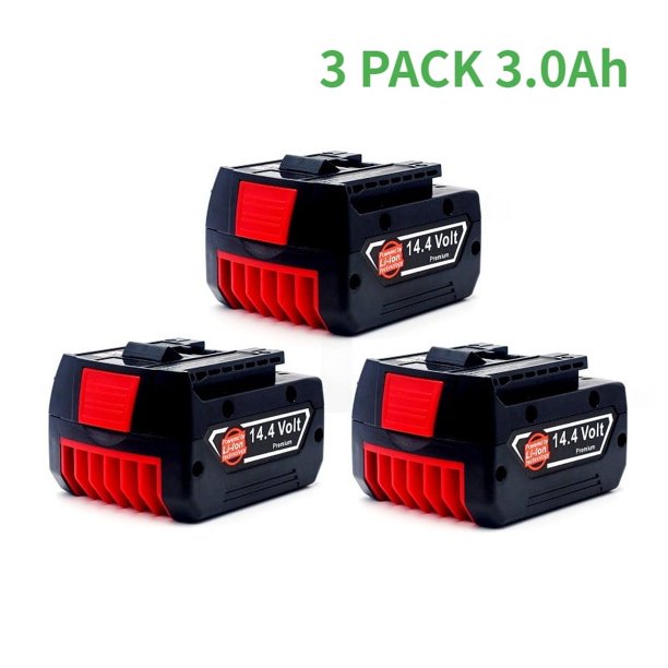 Batería Recargable para Herramienta Eléctrica Bos-ch 14.4V 6.0Ah para GBH GDR GSR DDS180 BAT614G (KC) Batería de Reemplazo Li-ion