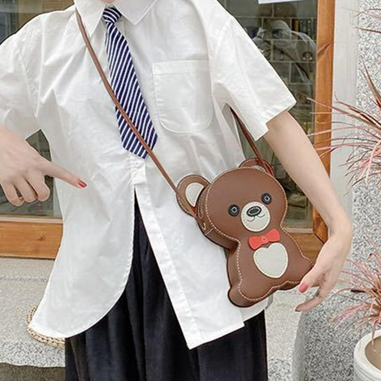 Teddy-bear-shaped Shoulder Bag