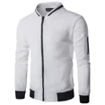 thumbnail image 5 of Sudaderas para hombre con bolsillos con cremallera, medio chándal fino de Color sólido, chándal informal con capucha para exteriores, chaqueta de manga larga, abrigos, 5 of 5