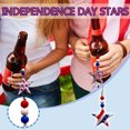 thumbnail image 2 of Utoimkio 4th of July Patriotic Star Ornaments,Fourth of July Patriotic Hanging Decorations Star Shaped Baubles Ornament for Memorial Day Party Festival Christmas Tree Decorations, 2 of 6