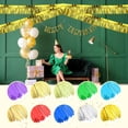thumbnail image 5 of Uxcell 6-Pack Foil Fringe Garland 10 Feet Shiny Metallic Foil for Parties and Events Green, 5 of 7
