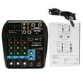 thumbnail image 2 of TU04 BT Sound Mixing Console Record 48V Phantom Power Monitor AUX Paths Plus Effects 4, 2 of 8