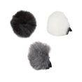 thumbnail image 3 of tredstone Outdoor Artificial Hair Mic Cover Windscreen Windshield Windshield Microphone Holder Wind Muff white 1Set, 3 of 6