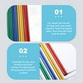 thumbnail image 4 of 10pcs Plastic Document Folders Sliding Bar Clips File Folders for Home Office, 4 of 6