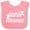 Pink and White, variant on Inktastic Future Podiatrist Foot Doctor Boys or Girls Baby Bib