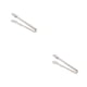 thumbnail image 1 of Matsuzay Pinzas para alimentos Pinzas de cocina para servir ensaladas de acero inoxidable Pinzas lavables Type2 NO2, 1 of 6