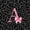 Black Pink A, variant on Erosebridal Cute Candy Initial A Zipper Twin Comforter Sets with Fitted Sheet and 2 Pillowcases,Playful Sweet Treat Zipper Bedding Set,Pink White,4-Piece,Pink Reversible