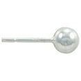 thumbnail image 3 of JewelrySupply Sterling Silver 5mm Ball Post Earrings (1 Pair of Sterling Silver Earrings), 3 of 3