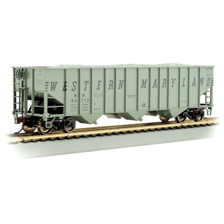 - Bachmann-Bethlehem Steel 3-Bay 100-Ton Open Hopper - Ready to Run - Silver Serie