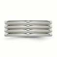 thumbnail image 3 of Stainless Steel Grooved 8mm Polished Band, 3 of 10