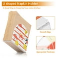 thumbnail image 5 of Yayeee Napkin Holder for Table Kitchen Paper Tissue Organization, Striped Crab, 5 of 8