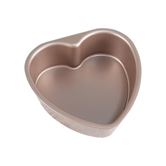 Heart Shaped Cake Pan with Removable Bottom, 8 Inch Springform Pan for Cheesecake, Nonstick Carbon Steel Baking Mold for Home Baking and Valentine's Day