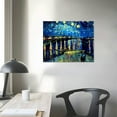 thumbnail image 3 of COMIO Van Gogh Canvas Wall Art: Starry Night over the Rhône Painting Picture Reproduction Room Decor, Famous Art Prints Framed Poster Modern Artwork Home Decoration, 3 of 4