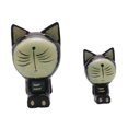 thumbnail image 3 of simhoa Wood Cat Statues Bookcase Decor Kitten Statues for Table Shelves Dining Room Black, 3 of 8