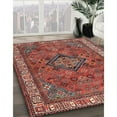 thumbnail image 2 of Ahgly Company Indoor Rectangle Traditional Orange Salmon Pink Persian Area Rugs, 4' x 6', 2 of 6