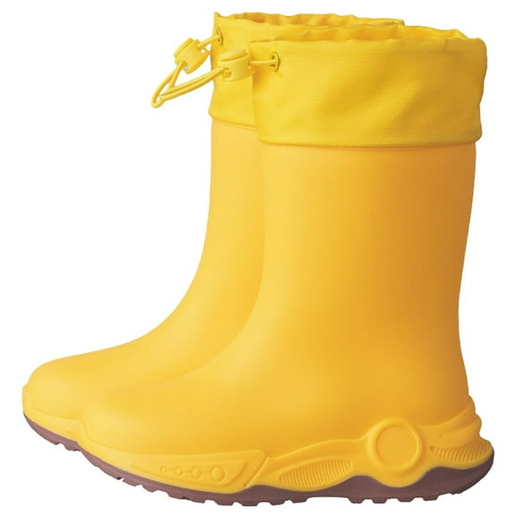 CAIVO Boys Outdoor Boots Kids Winter Lightweight Rubber Rain Shoes On Design Rainy Days All Season Wear Adorable Child Solid Color Footwear