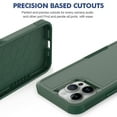 thumbnail image 4 of Decase Heavy-Duty Rugged Case for iPhone 15 Pro Max,Dual Layer Military Grade Drop Protection Anti-Fingerprint Anti-Scratch Hard Cover Silicone Bumper Shockproof Case for iPhone 15 Pro Max,Darkgreen, 4 of 5