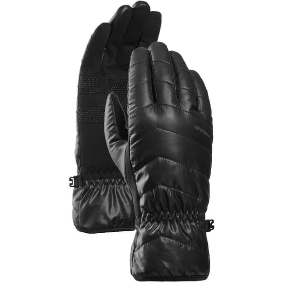 Guantes Híbridos Impermeables para Mujer HEAD, Talle Mediano, Negro