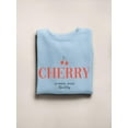thumbnail image 3 of Cherry Summer Mood Sweatshirt Women -Image by Shutterstock, Female Small, 3 of 4
