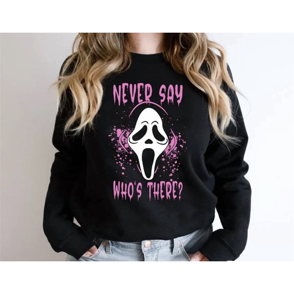 Scream Movie Sweatshirt Spooky Ghostface Horror Movie Shirt
