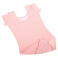 thumbnail image 5 of KALLORY Ballet Leotard Pink Cotton 1Pcs Short Sleeve 47.2X14.6X0.2In, 5 of 10