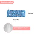 thumbnail image 3 of Wukai Blue Fish Print Baby Bow Headband for Newborn Infant Baby Toddler Girls, 3 of 5
