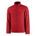thumbnail image 2 of Men's Cutter & Buck  Red Ohio State Buckeyes Alumni Logo Evoke Eco Softshell Recycled Full-Zip Jacket, 2 of 3