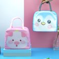 thumbnail image 4 of YAOMOBB Lunch Box Bag Thermal Lunch Box Container Portable Fridge Waterproof Lunch Box Tote Cooler Pouch Handle Zipper Closure, 4 of 5