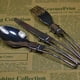 thumbnail image 4 of Juego de cubiertos ANGGREK cuchillo tenedor cuchara 3 unids/set Acero inoxidable, 4 of 4