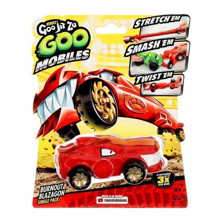 Moose Toys Heroes of Goo Jit Zu Goo Mobiles, Burnout Blazagon