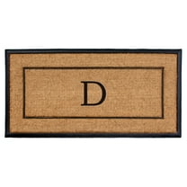 The General Monogram Doormat, 24" x 48", Letter D