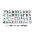 thumbnail image 4 of American Mah Jongg Set by Linda Li - Black Quilted Soft Bag - 166 White Engraved Tiles, 4 All-In-One Rack/Pushers, 4 of 9