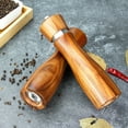 thumbnail image 7 of Shoreew Wood Salt And Pepper Shaker Adjustable Simple Operation Fragrant Spice Mill Nut Adjustable Grinder Birthday Gifts, 7 of 7