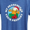 thumbnail image 3 of Garfield - My Presence Is Your Present - Women's Short Sleeve Graphic T-Shirt, 3 of 5