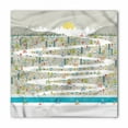 thumbnail image 1 of Doodle Bandana, Bikers in City Fun Panorama, Unisex Head and Neck Tie, by Ambesonne, 1 of 2