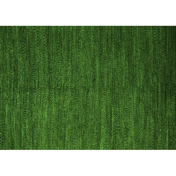 Ahgly Company Indoor Rectangle Abstract Green Modern Area Rugs, 4' x 6'