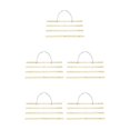 thumbnail image 3 of Guardoinrt 21CM-61CM DIY Magnetic Wooden Photo Hanger Poster Print Scroll Picture Frame Beige 61cm 5Set, 3 of 6