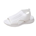thumbnail image 6 of Pandaie Womens Orthopedic Walking Sandals Arch Support Comfortable Slip on Sport Shoes Open Toe Slingback Summer Beach Sneakers for Plantar Fasciitis White Size 8.5, 6 of 7