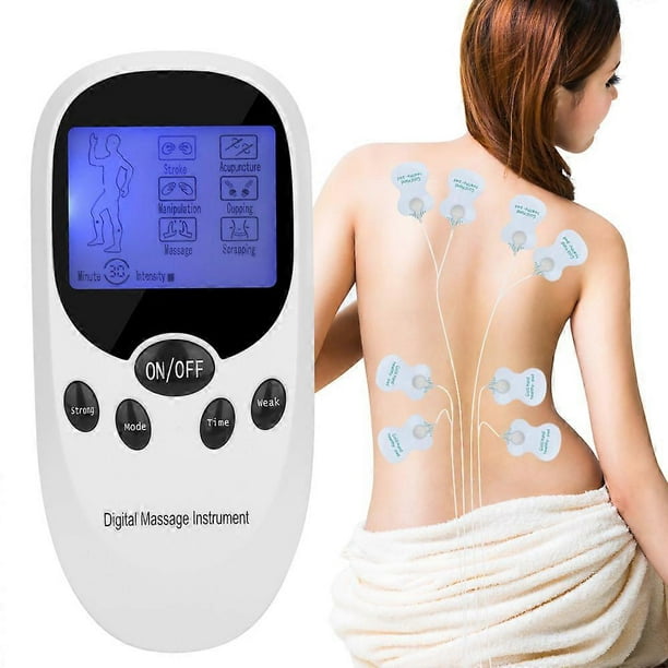 6 Modes Electrical Tens Pulse Massager EMS Body Muscle Stimulator Acupuncture Digital Frequency Physiotherapy Machine Fat Burner