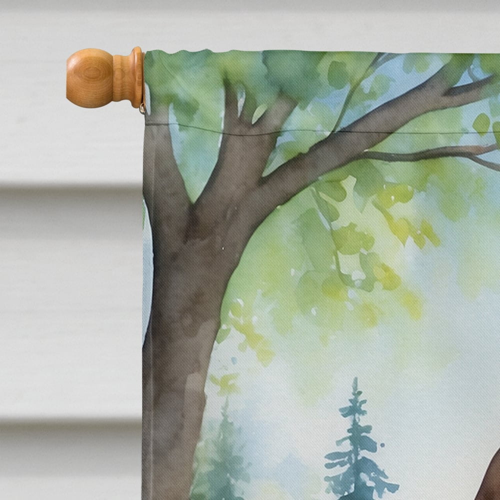 American English Coonhound Spring Garden House Flag 28 in x 40 in
