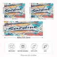 thumbnail image 2 of Yayeee Pillowcase Standard Size Set of 2 Satin Wrinkle Resistant Pillow Case, Yellow Sardines Pattern, 2 of 7