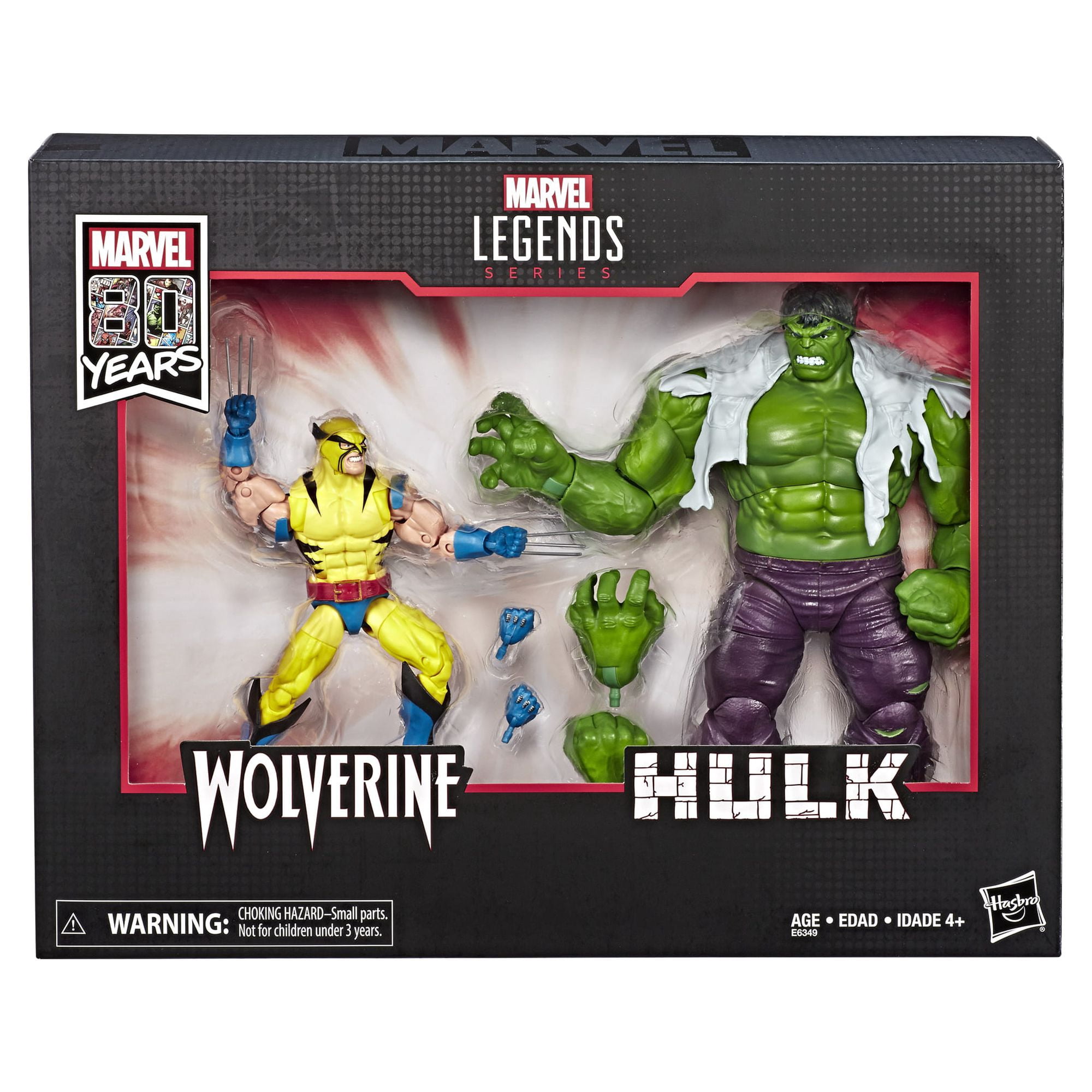 Marvel Legends Series 80th Anniversary Hulk and Wolverine