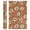 White, red, brown, variant on Clearance! Kraft Christmas Wrapping Paper, Merry & Bright Letters, 17" x 118" Roll
